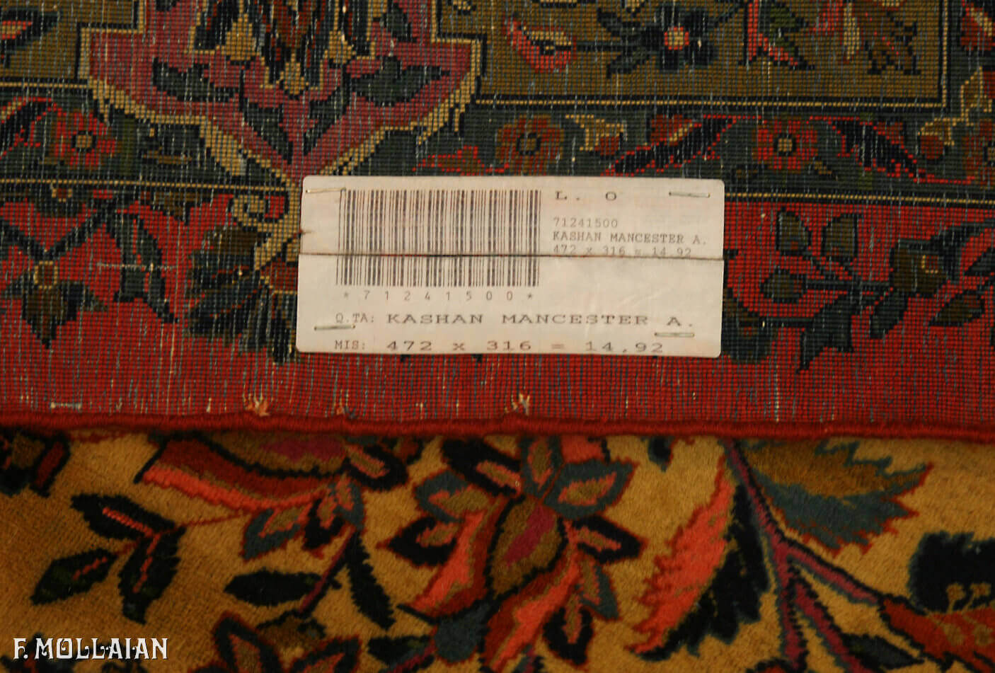 Teppich Persischer Antiker Kashan Manchester n°:71241500